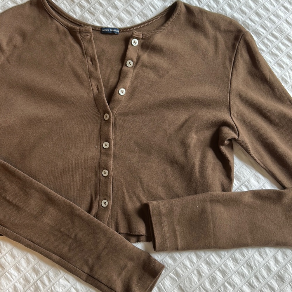 Brandy Melville Cropped Long Sleeve